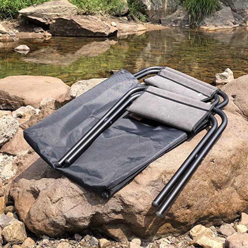 Campingmoon Barbecue stool (two Gray + bag ), Camp Furniture,    - Outdoor Kuwait