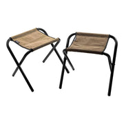 Campingmoon Barbecue stool (two khaki + bag ), Camp Furniture,    - Outdoor Kuwait