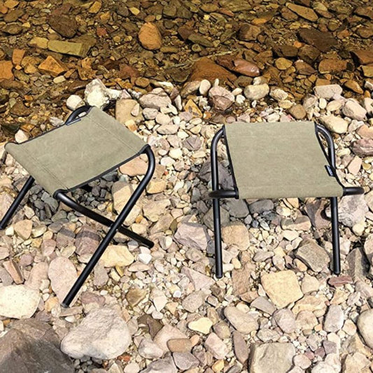 Campingmoon Barbecue stool (two khaki + bag ), Camp Furniture,    - Outdoor Kuwait