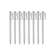 Campingmoon 8 Pieces Tent Pegs Stainless Steel - 26 cm, Tent Accessories,    - Outdoor Kuwait
