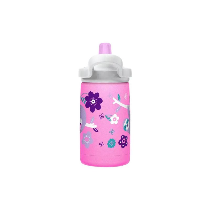 Camelbak Eddy®+ Flowerchild Sloth Design Insulated Stainless Steel Kids Bottle - 12 oz, Water Bottles,    - Outdoor Kuwait