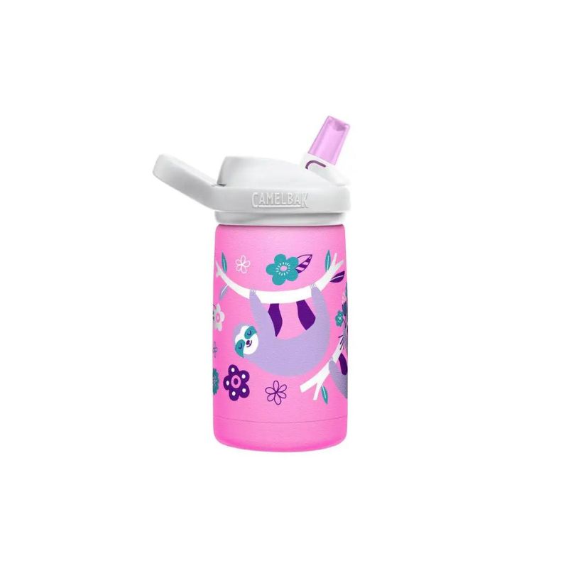 Camelbak Eddy®+ Flowerchild Sloth Design Insulated Stainless Steel Kids Bottle - 12 oz, Water Bottles,    - Outdoor Kuwait