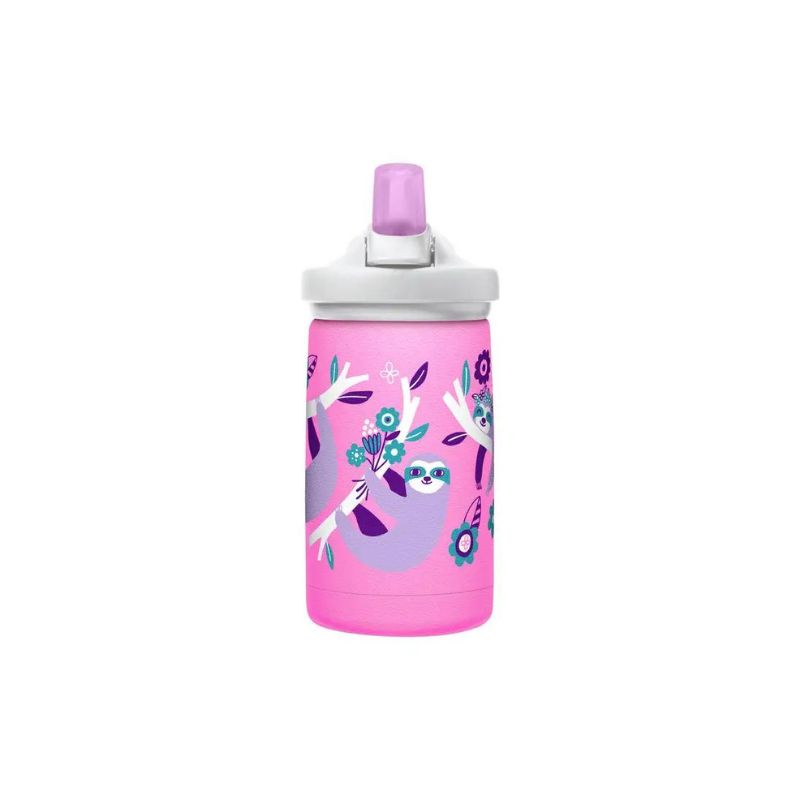 Camelbak Eddy®+ Flowerchild Sloth Design Insulated Stainless Steel Kids Bottle - 12 oz, Water Bottles,    - Outdoor Kuwait