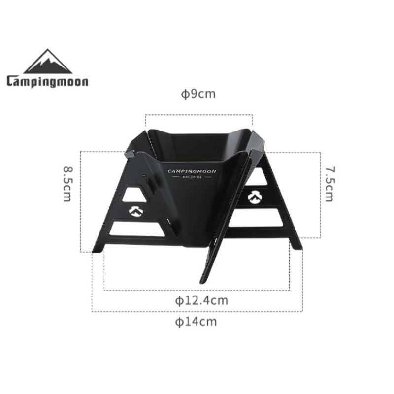 Campingmoon BKCOF-01 Coffee Funnel Detachable Foldable Creative Hand-Brewed Coffee Filter Bracket, Coffee Filter,    - Outdoor Kuwait