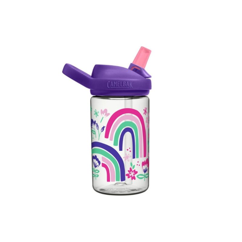 Camelbak Eddy®+ Rainbow Floral Kids Bottle with Tritan™ Renew - 14 oz, Water Bottles,    - Outdoor Kuwait