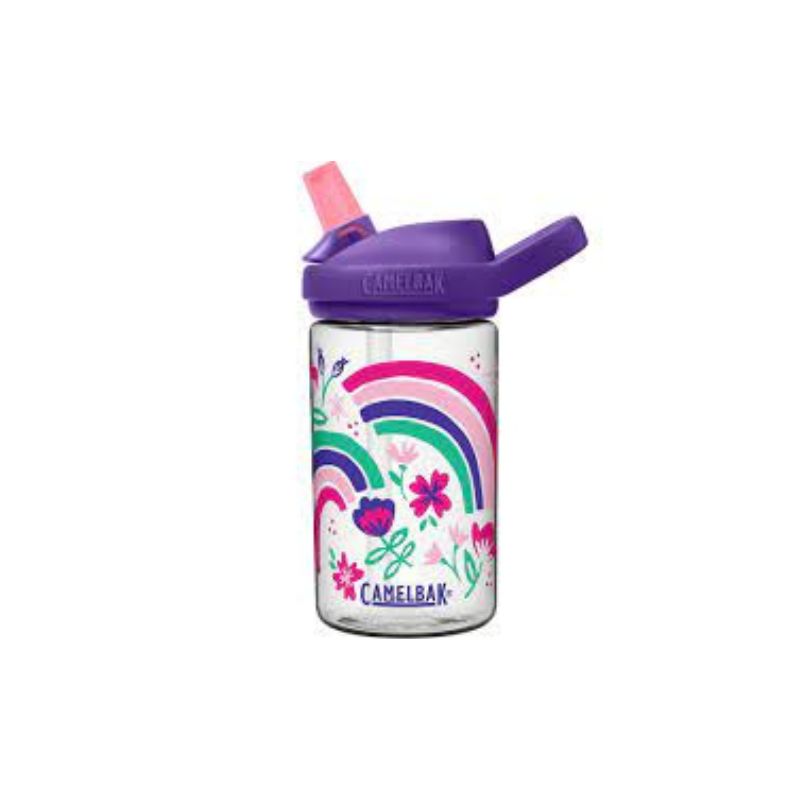 Camelbak Eddy®+ Rainbow Floral Kids Bottle with Tritan™ Renew - 14 oz, Water Bottles,    - Outdoor Kuwait
