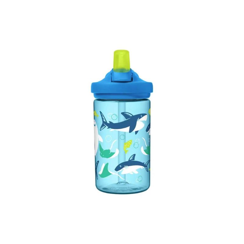 Camelbak Eddy®+ Sharks And Rays Kids Bottle with Tritan™ Renew - 14 oz, Water Bottles,    - Outdoor Kuwait
