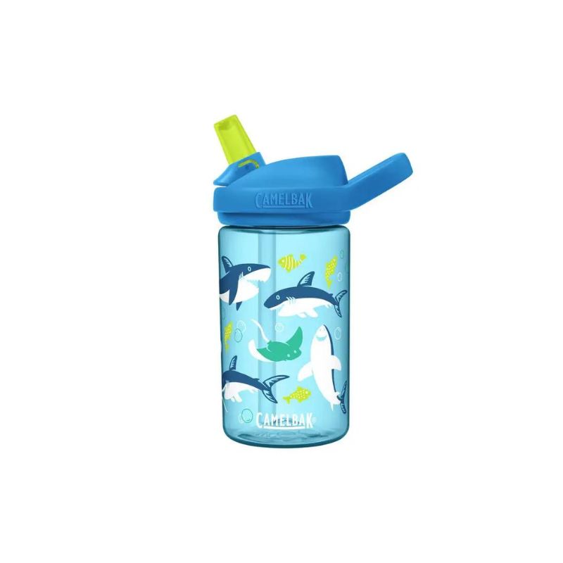 Camelbak Eddy®+ Sharks And Rays Kids Bottle with Tritan™ Renew - 14 oz, Water Bottles,    - Outdoor Kuwait