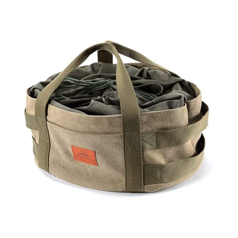 Campingmoon Canvas Carry Bag for Dutch Oven, Outdoor Grill Accessories,    - Outdoor Kuwait