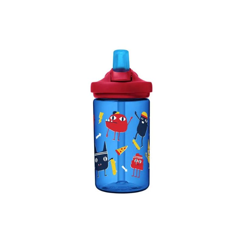 Camelbak Eddy®+ Skate Monsters Kids Bottle with Tritan™ Renew - 14 oz, Water Bottles,    - Outdoor Kuwait
