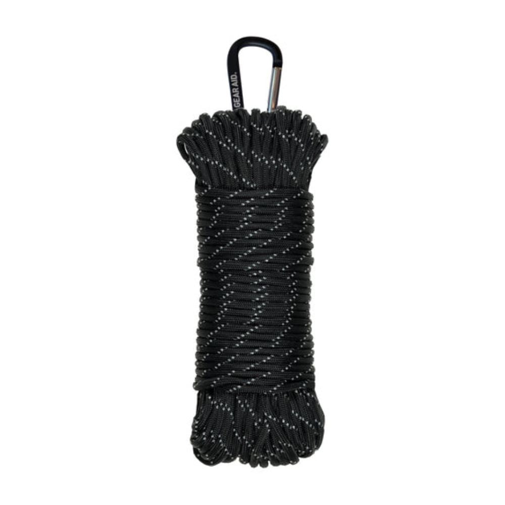 Gear Aid Heavy-Duty 550 Paracord, Paracord, Reflective Black 100 ft  - Outdoor Kuwait