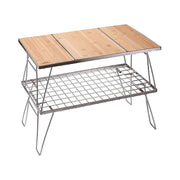 Campingmoon 2 Foldable Tables with Removable Center Compartment, Camp Furniture,    - Outdoor Kuwait