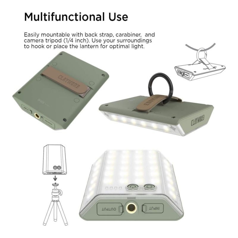 Claymore 3 Face Mini Rechargeable Mini Light, Lanterns, - Outdoor Kuwait