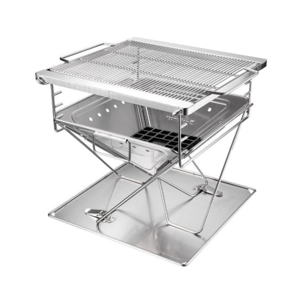 Campingmoon MT-045 Foldable BBQ Grill & Fire Pit - Large, Outdoor Grills,    - Outdoor Kuwait