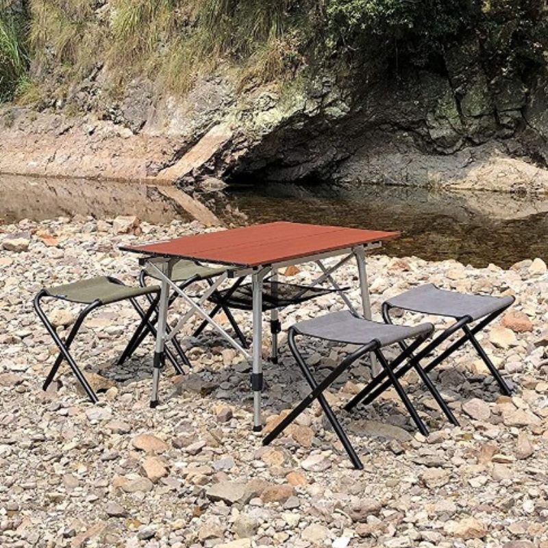 Campingmoon Folding Stool - Khaki, Camp Furniture,    - Outdoor Kuwait