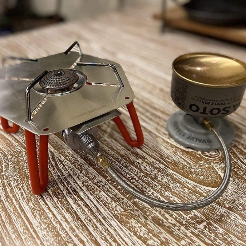 Campingmoon Gas Stove Adapter with Valve Stand - 70 cm, Gas Accessories, - Outdoor Kuwait