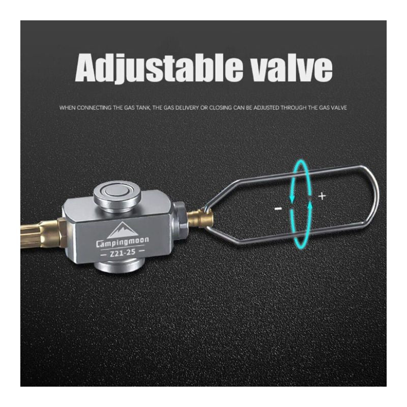 Campingmoon Gas Stove Adapter with Valve Stand - 70 cm, Gas Accessories, - Outdoor Kuwait