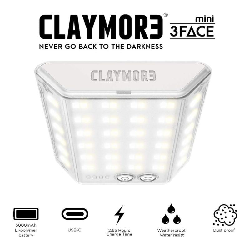 Claymore 3 Face Mini Rechargeable Mini Light, Lanterns, - Outdoor Kuwait