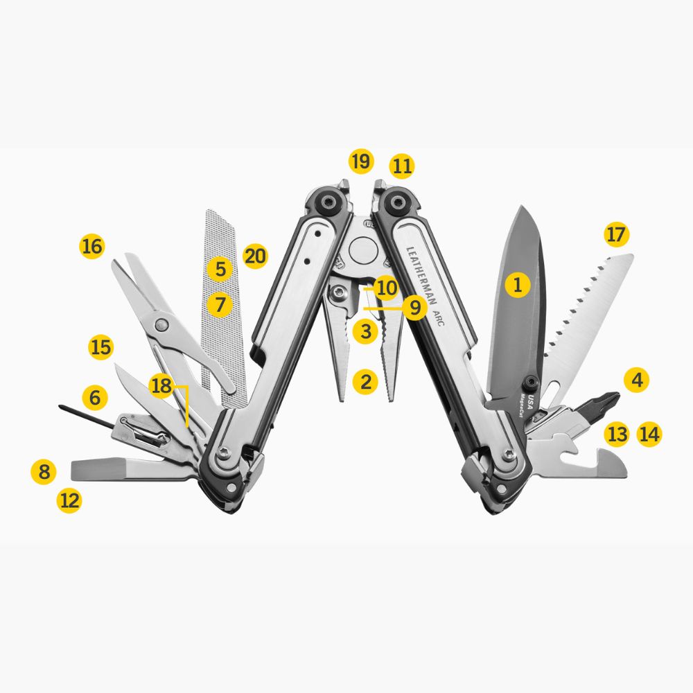 Leatherman Arc Nylon, Multifunctional Tool, - Outdoor Kuwait