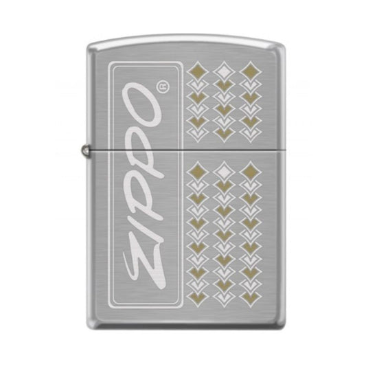 Zippo 200 MP401063 Brush Finish Chrome Lighter Silver, Lighters & Matches,    - Outdoor Kuwait