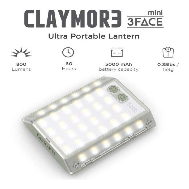 Claymore 3 Face Mini Rechargeable Mini Light, Lanterns, - Outdoor Kuwait