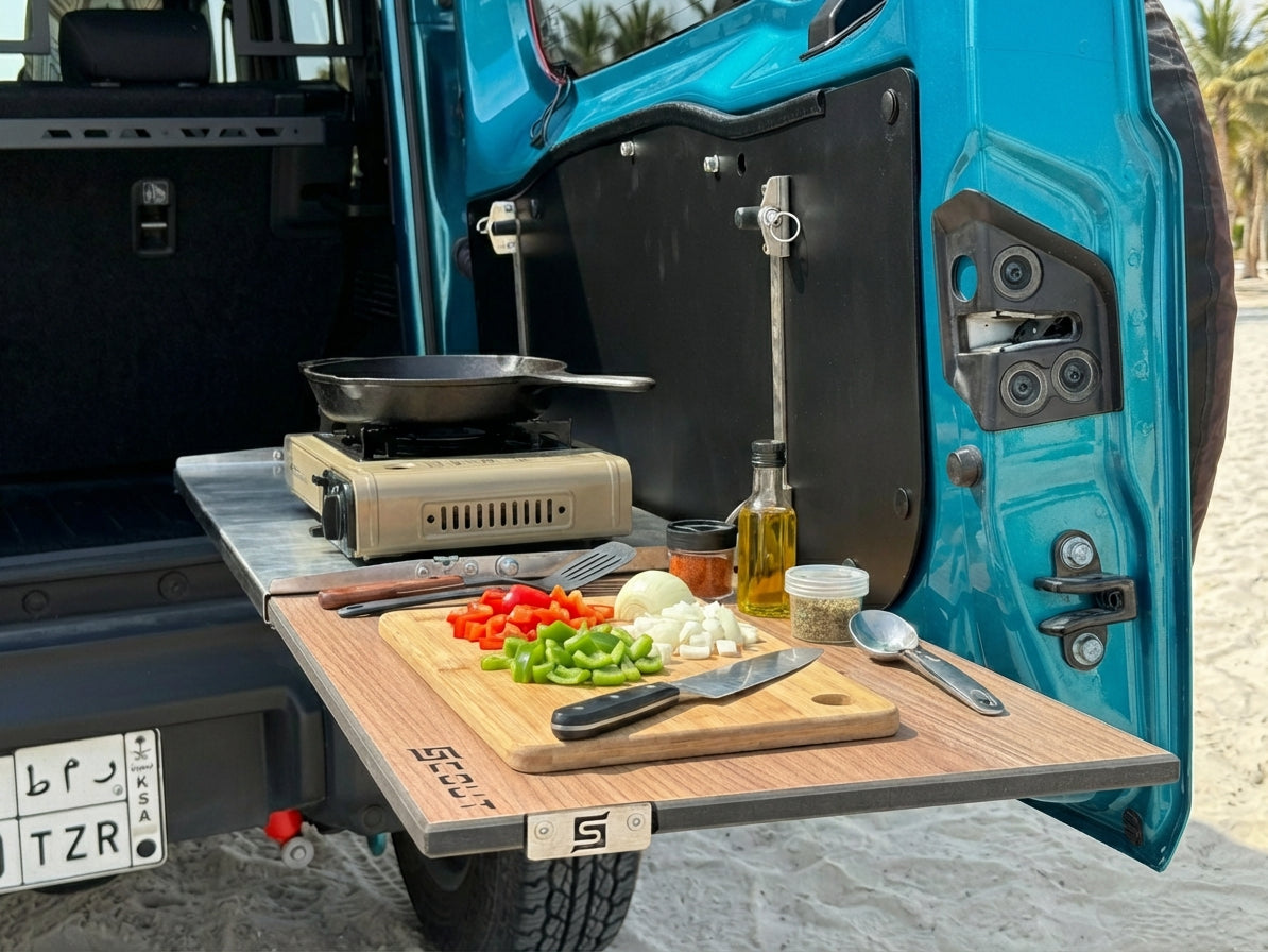 Scout Tailgate Advanced Table - Suzuki Jimny (2 Doors), Advanced Table, - Outdoor Kuwait