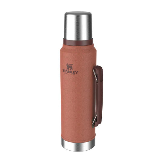 STANLEY CLASSIC LEGENDARY BOTTLE, Water Bottles, 1.0L Hammertone Clay - Outdoor Kuwait