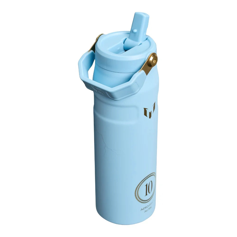 Messi x Stanley 1913 IceFlow™ Bottle Flip Straw 2.0 | 0.7L, Water Bottles, - Outdoor Kuwait