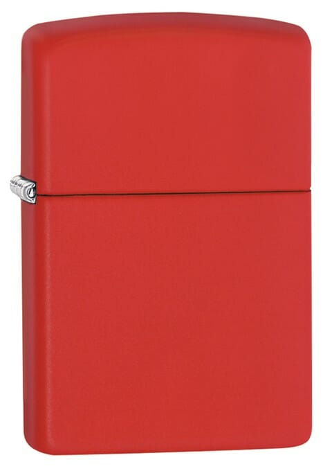 Zippo Lighter 233 RED Matte, Lighters & Matches, - Outdoor Kuwait