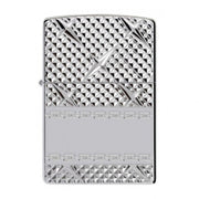 Zippo Diamond Plate Chain Lighter - ZP167 AE401058, Lighter, - Outdoor Kuwait