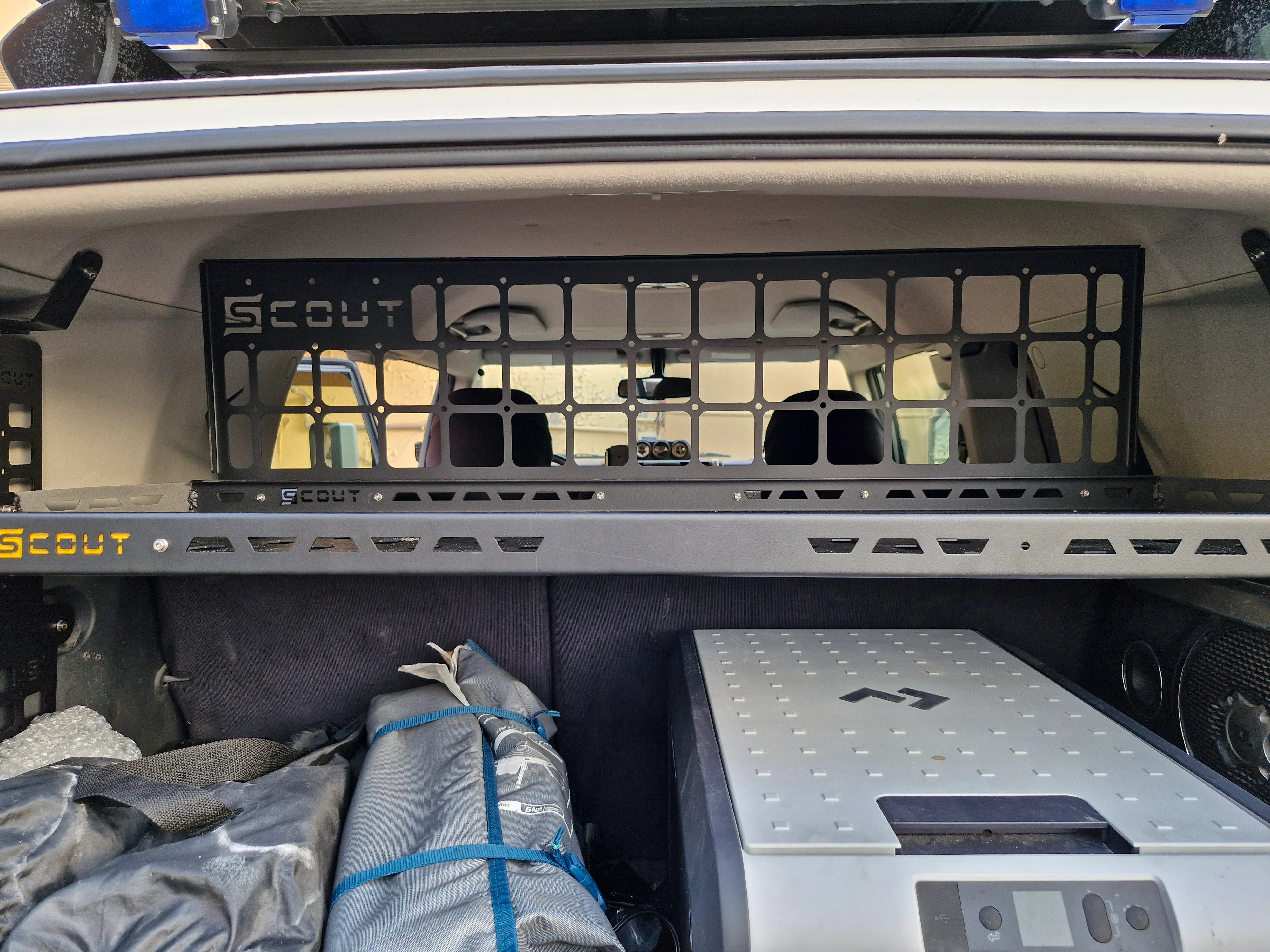 Scout Cargo Barrier V2 - Toyota FJ, Molle Panels, - Outdoor Kuwait