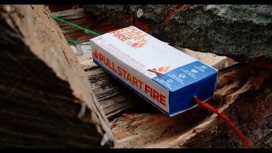 Pull Start Fire Single Unit Fire Starter, Fire Starter, - Outdoor Kuwait