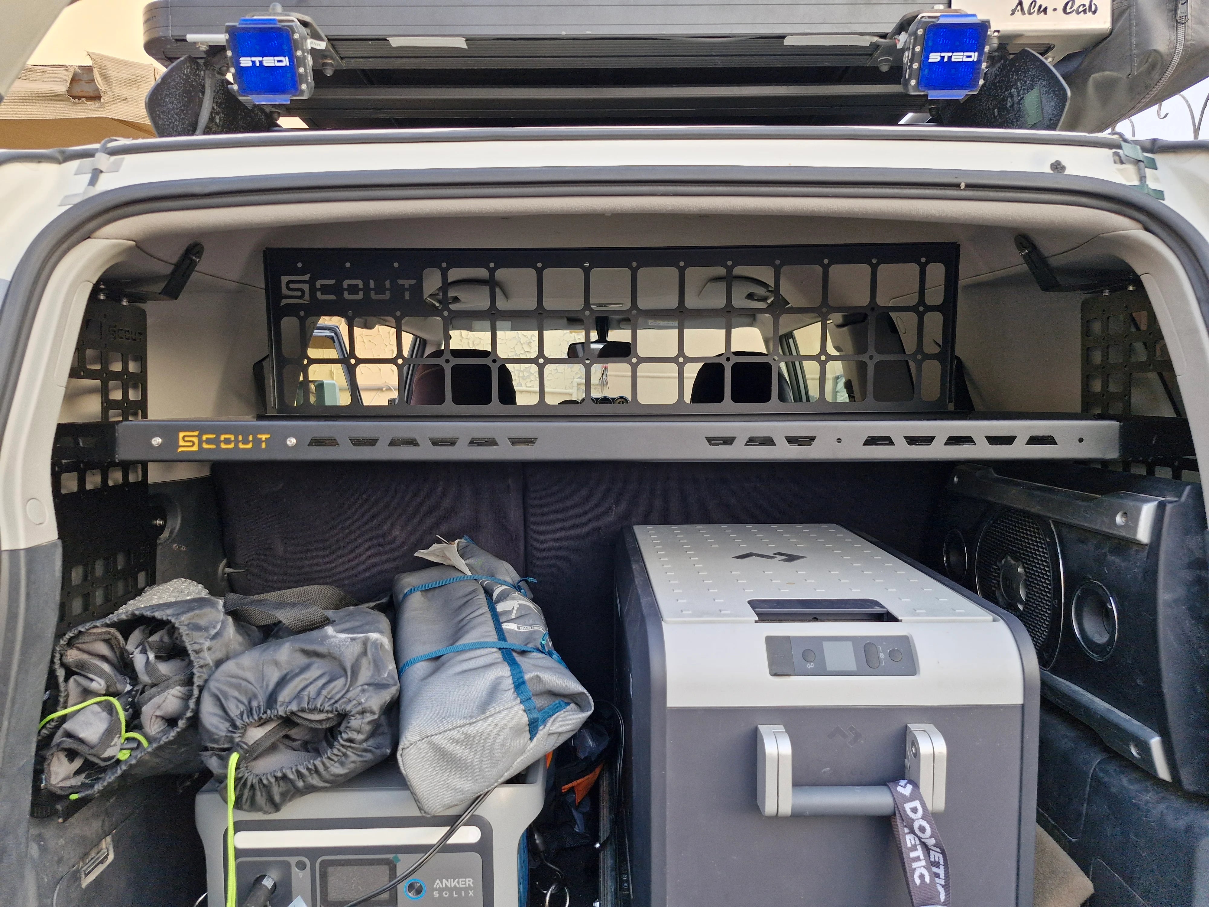 Scout Cargo Barrier V2 - Toyota FJ, Molle Panels, - Outdoor Kuwait