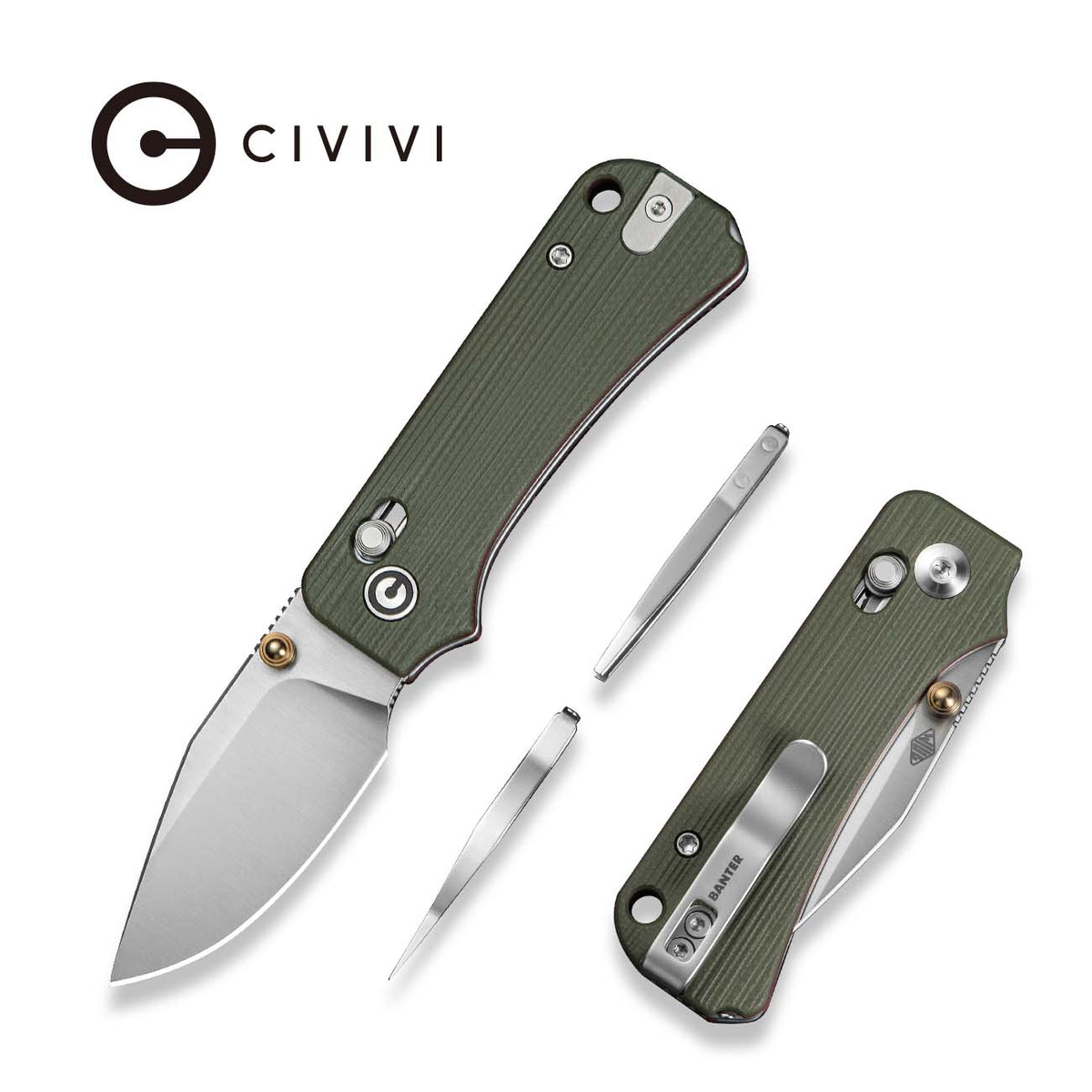 CIVIVI Baby Banter 2 G10 Pocket Knife C24074-1