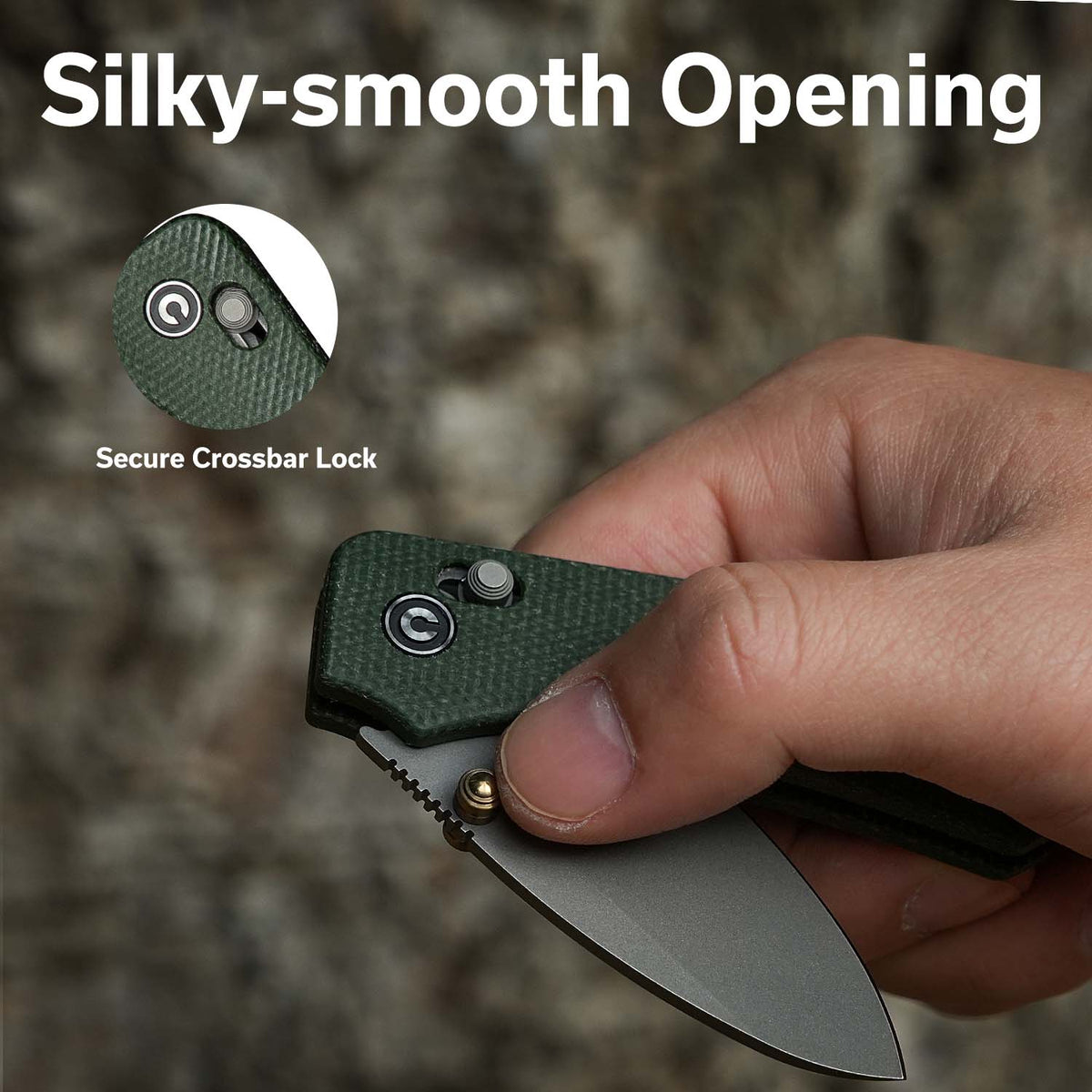 CIVIVI Baby Banter 2 Micarta Pocket Knife C23074-3