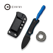 CIVIVI Baby Banter Black & Blue G10 Fixed Blade Knife C23045-1, Knives, - Outdoor Kuwait