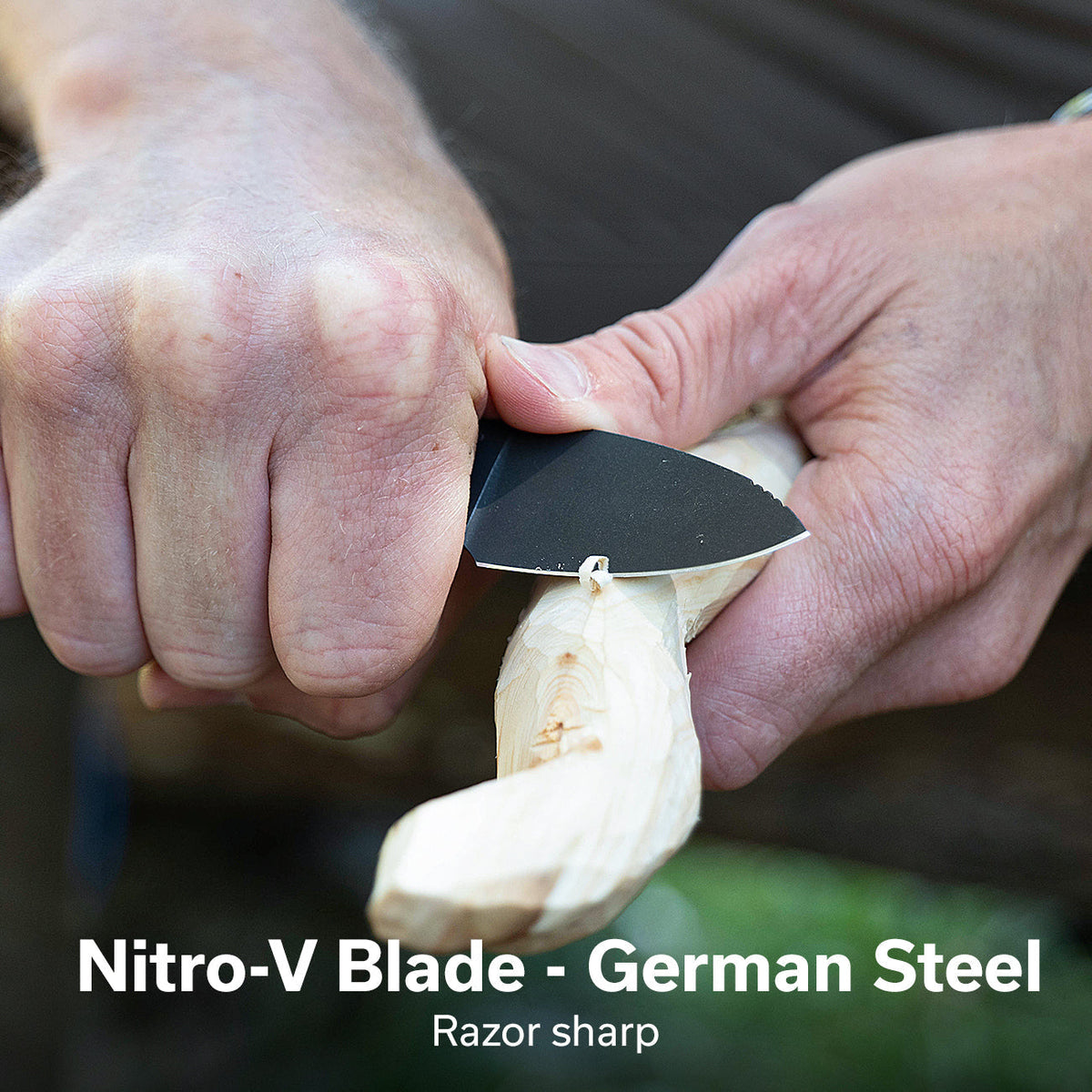 CIVIVI Baby Banter Black & Blue G10 Fixed Blade Knife C23045-1, Knives, - Outdoor Kuwait