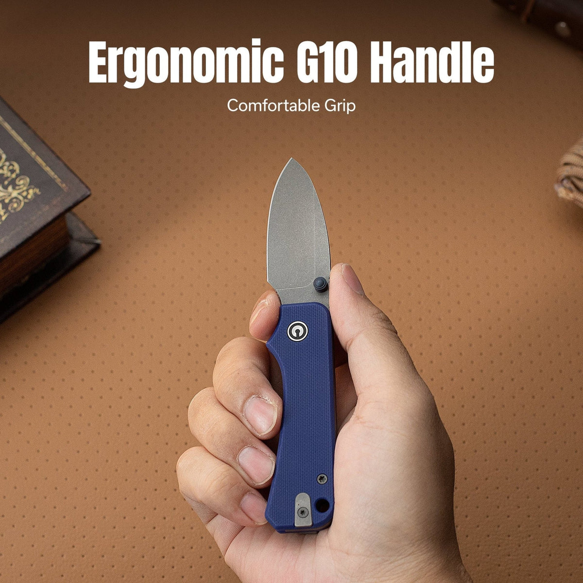 CIVIVI Baby Banter Slip Joint Blue G10 Pocket Knife C25066A-1, Knives, - Outdoor Kuwait