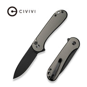 CIVIVI Button Lock Elementum II Aluminum Pocket Knife C18062PD-1