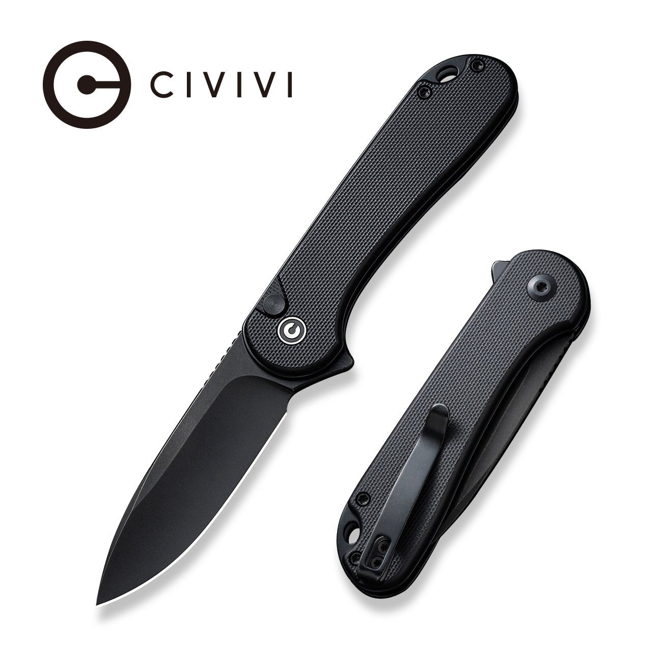 CIVIVI Button Lock Elementum II G10 Pocket Knife C18062P-1