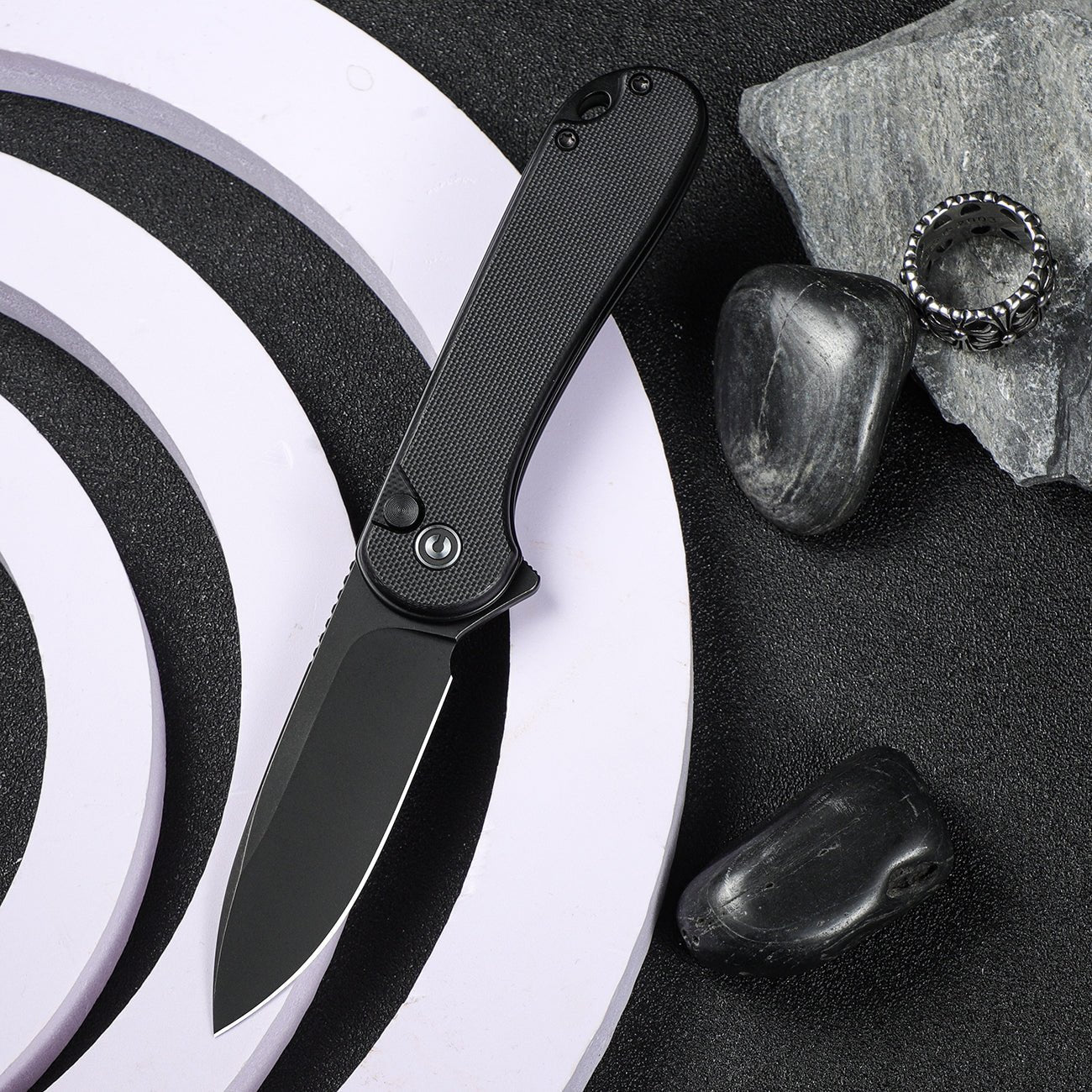 CIVIVI Button Lock Elementum II G10 Pocket Knife C18062P-1