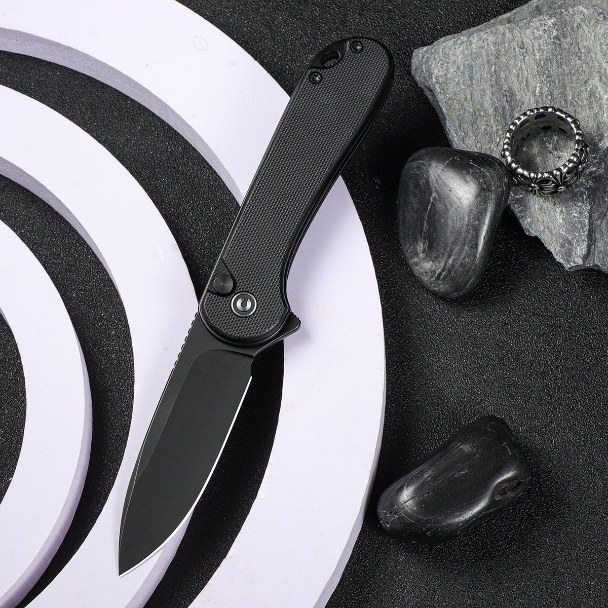 CIVIVI Button Lock Elementum II G10 Pocket Knife C18062P-1