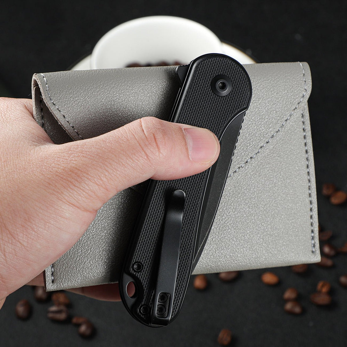 CIVIVI Button Lock Elementum II G10 Pocket Knife C18062P-1