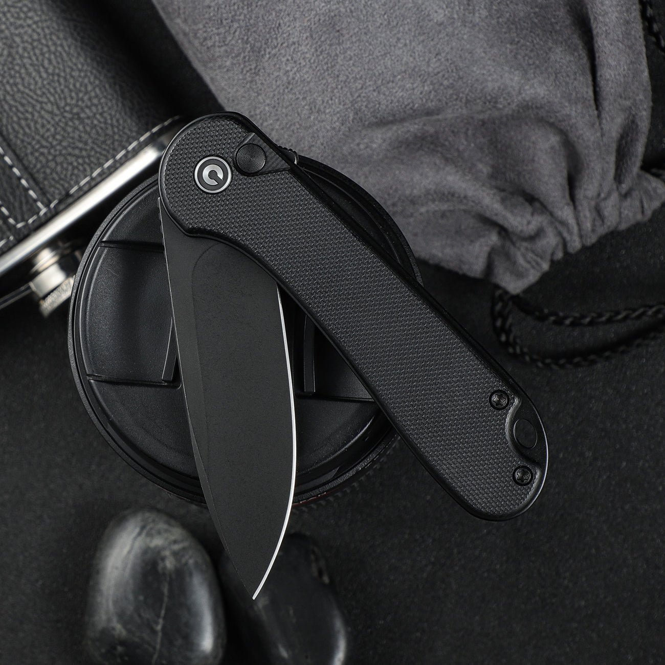 CIVIVI Button Lock Elementum II G10 Pocket Knife C18062P-1