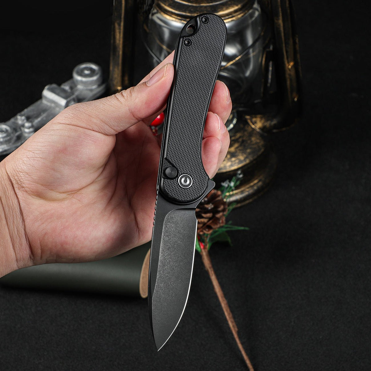 CIVIVI Button Lock Elementum II G10 Pocket Knife C18062P-1