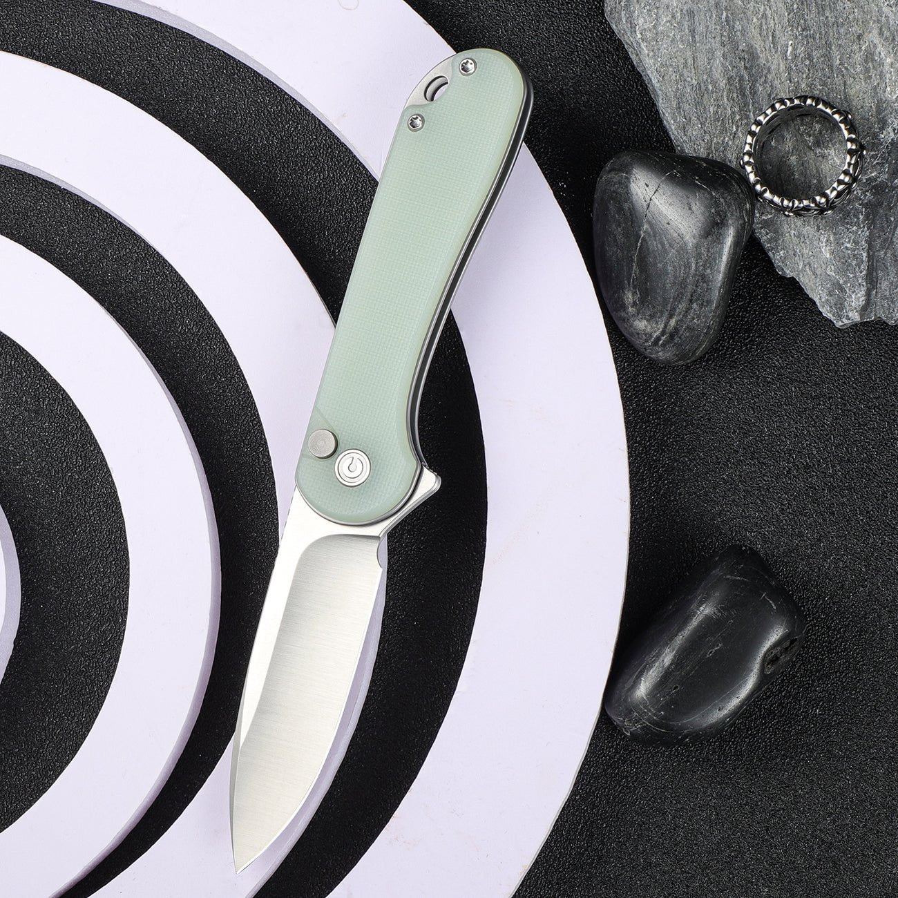 CIVIVI Button Lock Elementum II G10 Pocket Knife C18062P-2