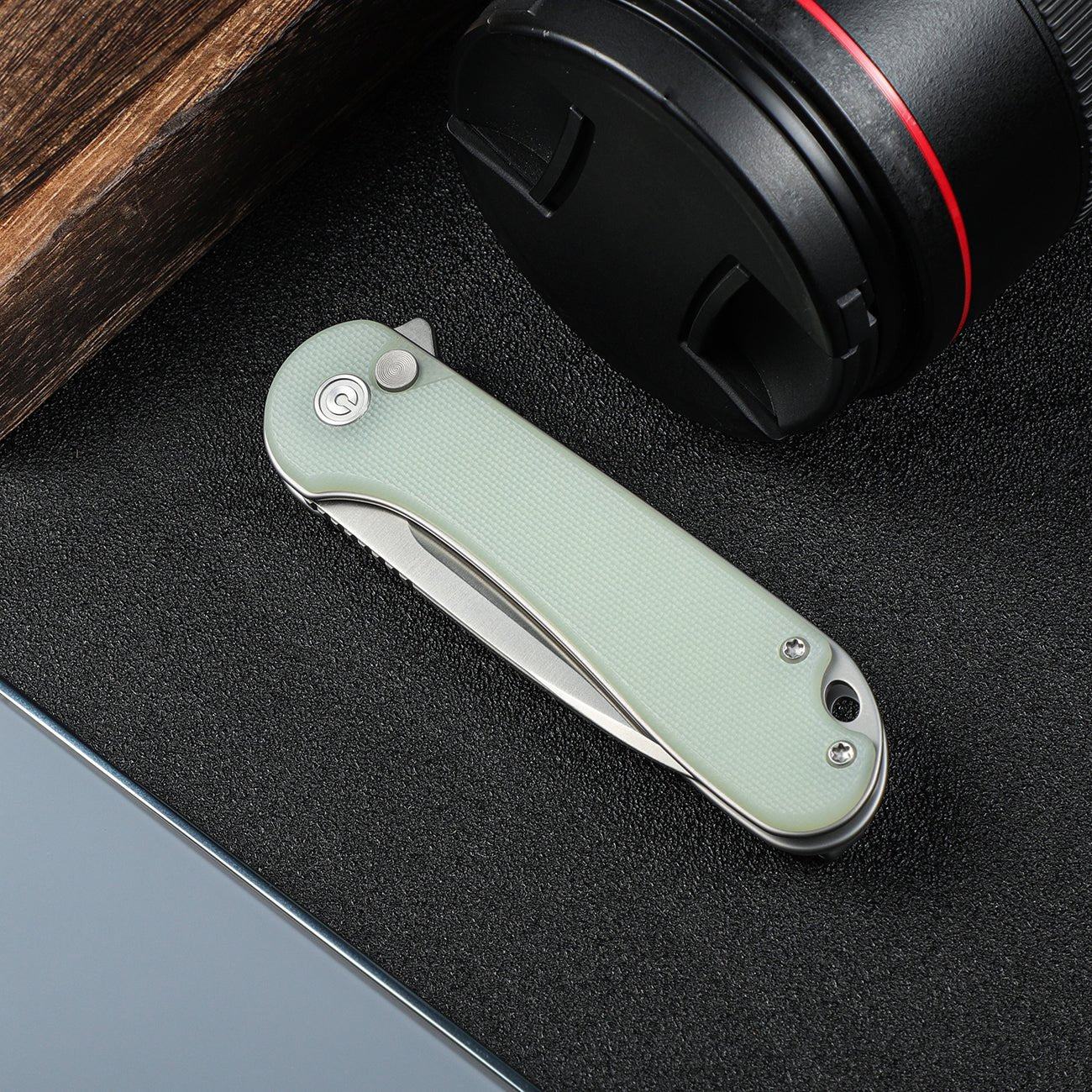 CIVIVI Button Lock Elementum II G10 Pocket Knife C18062P-2