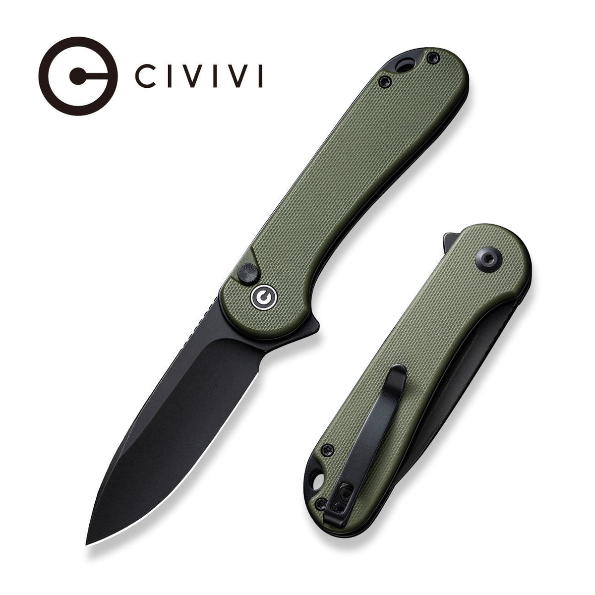 CIVIVI Button Lock Elementum II G10 Pocket Knife C18062P-3