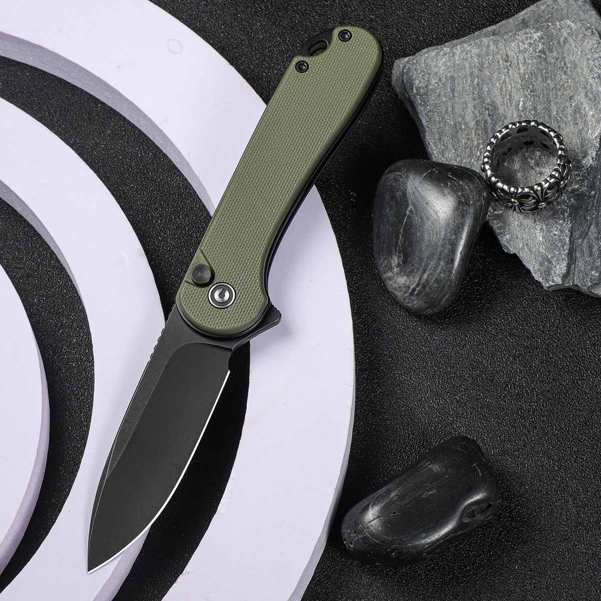 CIVIVI Button Lock Elementum II G10 Pocket Knife C18062P-3