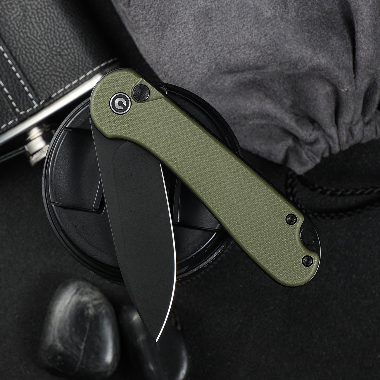 CIVIVI Button Lock Elementum II G10 Pocket Knife C18062P-3